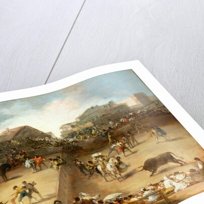 Bullfight in a Divided Ring by Francisco Goya
