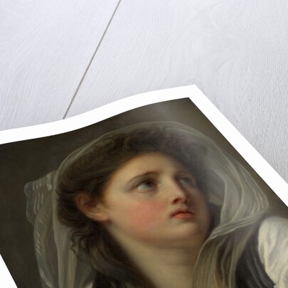 Head of a Young Woman, possibly 1780s by Jean-Baptiste Greuze
