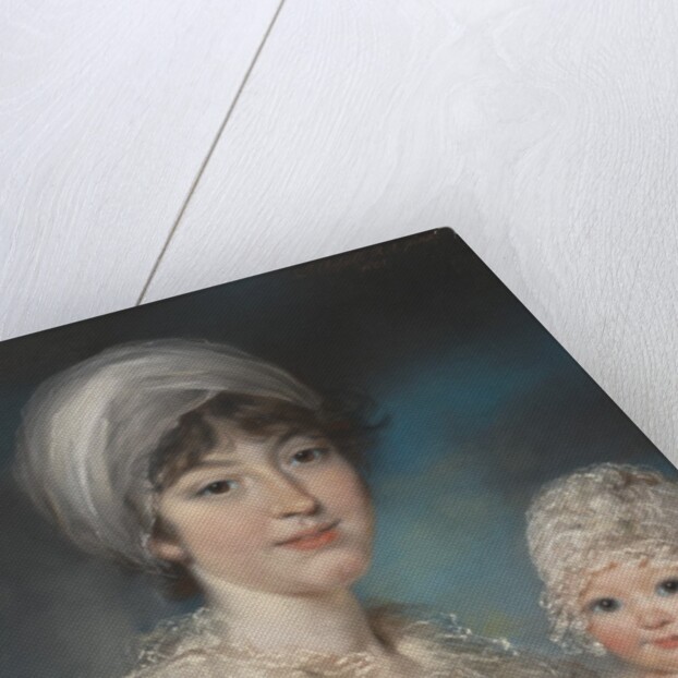 Mrs. Robert Shurlock and Her Daughter Ann, 1801 by John Russell