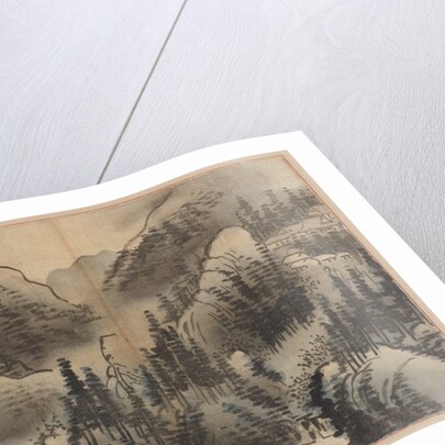 Rainy Landscape, late 18th century by Kim Sugyu