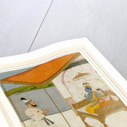 Raja Balwant Singh?s Vision of Krishna and Radha, ca. 1745-50 by Attributed to Nainsukh