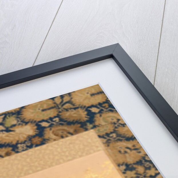 Poem by Fujiwara no Ietaka on Decorated Paper with Bush Clover, mid-late 17th cent by Ogata Soken