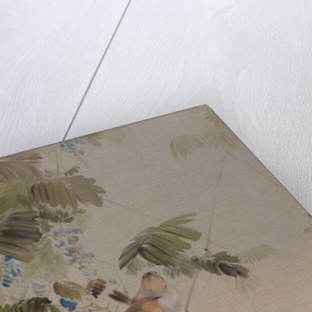 Birds and Flowers, ca. 1887 by Watanabe Seitei