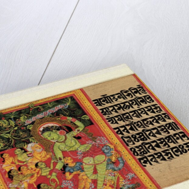 Green Tara Dispensing Boons to Ecstatic Devotees… , early 12th century by Unknown