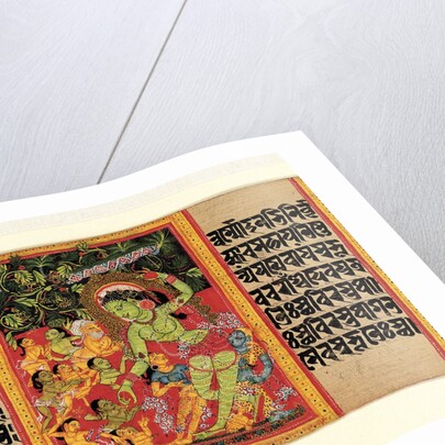 Green Tara Dispensing Boons to Ecstatic Devotees… , early 12th century by Unknown