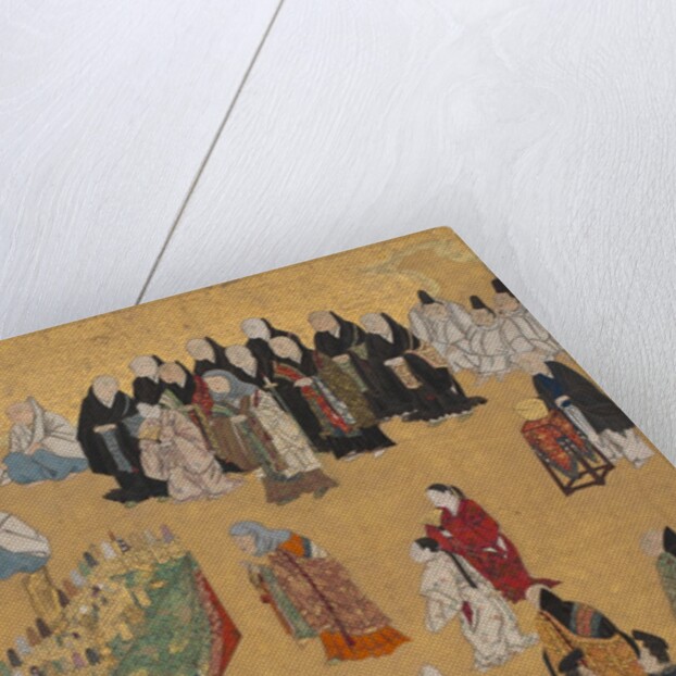 Leaves of Wild Ginger, from the Phantom Genji Scrolls…, mid-17th century by Unknown