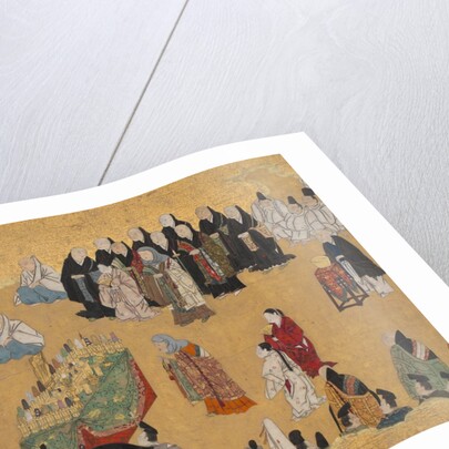 Leaves of Wild Ginger, from the Phantom Genji Scrolls…, mid-17th century by Unknown