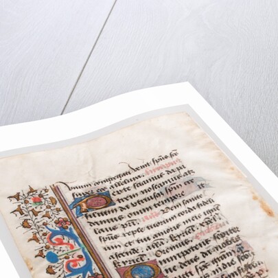 Manuscript Leaf, from a Book of Hours, 15th century by Unknown