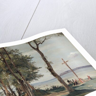 Honfleur: Calvary, ca. 1830 by Jean-Baptiste-Camille Corot