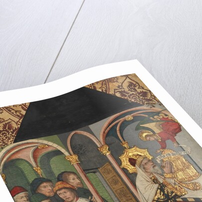 Panel with the Angel Appearing to Zacharias…, 1464-1507 by Domingo Ram