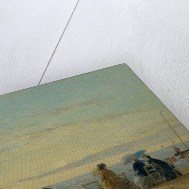On the Beach, Sunset, 1865 by Eugene Louis Boudin