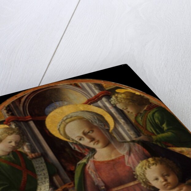 Madonna and Child Enthroned with Two Angels, ca. 1440 by Filippo Lippi