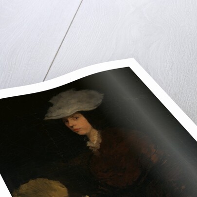 Lady with Fan, 1873 by Frank Duveneck