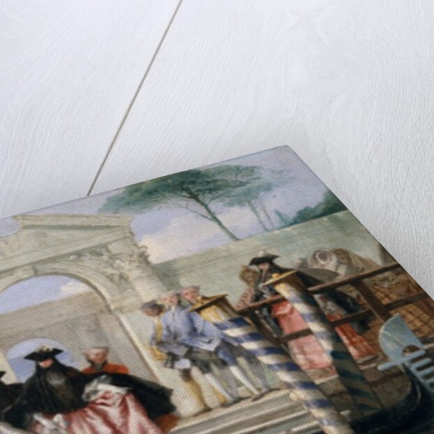 The Departure of the Gondola, mid-1760s by Giovanni Domenico Tiepolo