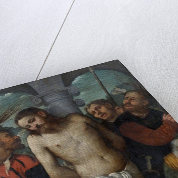 The Flagellation; The Madonna of Mercy, ca. 1540 by Romanino