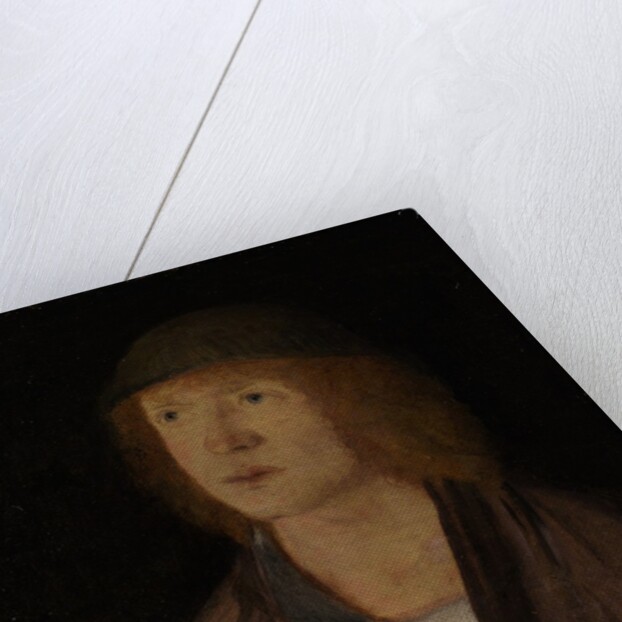 Portrait of a Young Man; Girl Making a Garland, ca. 1508 by Hans von Kulmbach