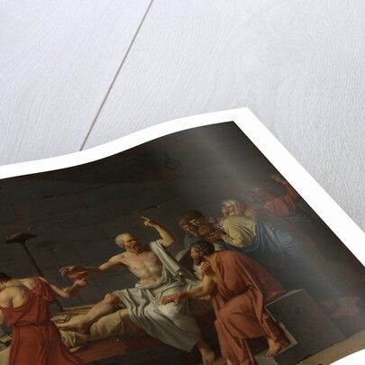 The Death of Socrates, 1787 by Jacques-Louis David