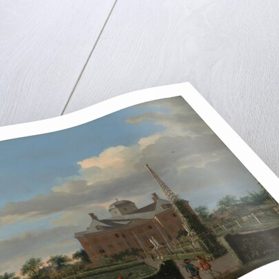 The Huis ten Bosch at The Hague and Its Formal Garden, ca. 1668-70 by Jan van der Heyden