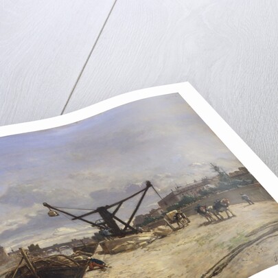 View from the Quai d'Orsay, 1854 by Johan Barthold Jongkind