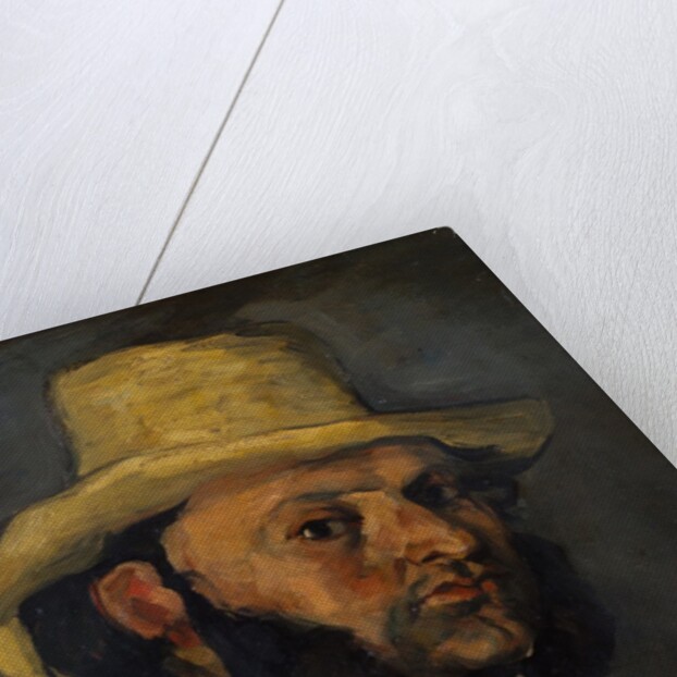 Gustave Boyer in a Straw Hat, 1870-71 by Paul Cezanne