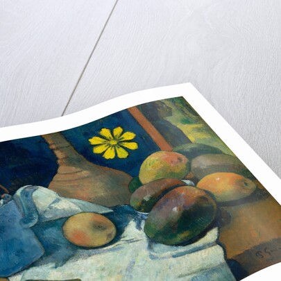 Still Life with Teapot and Fruit, 1896 by Paul Gauguin