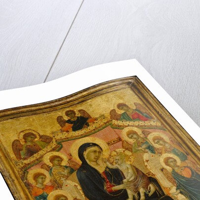 Madonna and Child with Nine Angels, ca. 1315 by Segna di Buonaventura