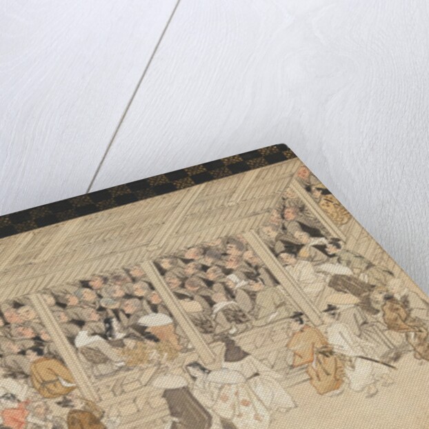 A Nenbutsu Gathering at Ichiya, Kyoto, from the Illustrated Biography of the Monk…, late 14th cent by Unknown