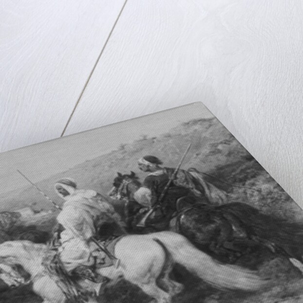 Arabs on the March by Christian Adolf Schreyer