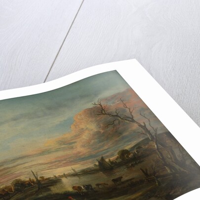 Landscape at Sunset, 1650s by Aert van der Neer