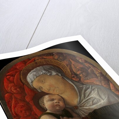 Madonna and Child with Seraphim and Cherubim, ca. 1454 by Andrea Mantegna