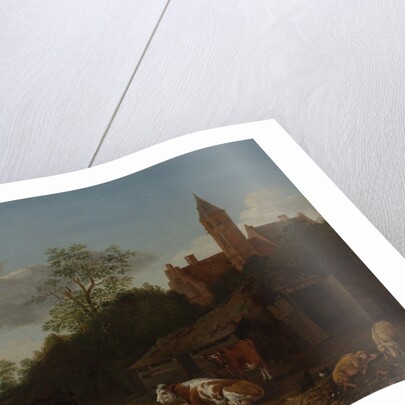 Barnyard Scene, ca. 1650-55 by Anthonie van Borssom