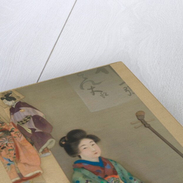 Female Chanter for Joruri Puppet Theater, ca. 1920 by Arai Kou