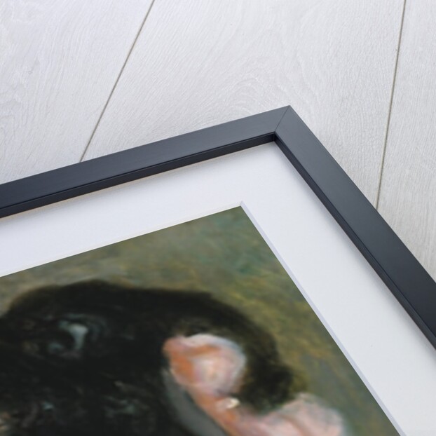 Young Girl in a Pink-and-Black Hat, ca. 1891 by Pierre-Auguste Renoir