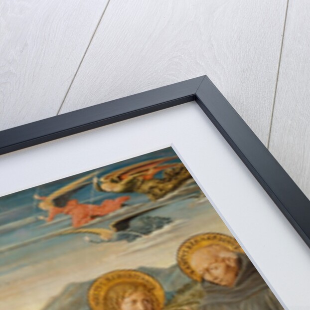 Saints Nicholas of Tolentino, Roch, Sebastian, and Bernardino of Siena…, 1481 by Benozzo Gozzoli