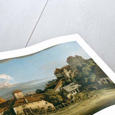 Pirna: The Obertor from the South, mid-1750s by Bernardo Bellotto