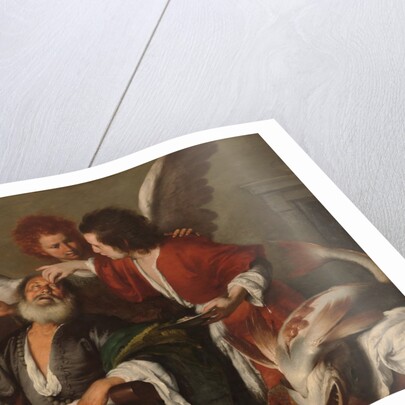 Tobias Curing His Father's Blindness, 1630-35 by Bernardo Strozzi