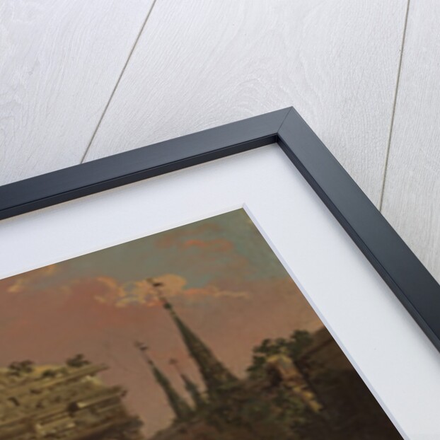 Imaginary View with a Tomb by the Lagoon, early 1740s by Canaletto