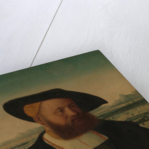 Portrait of a Man with a Moor's Head on His Signet Ring by Conrad Faber von Creuznach