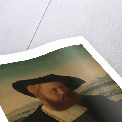 Portrait of a Man with a Moor's Head on His Signet Ring by Conrad Faber von Creuznach