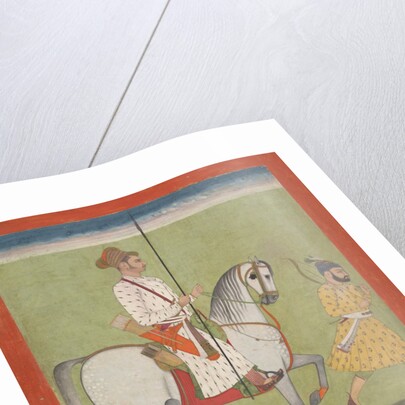 Jhujhar Singh on Horseback, ca. 1720-30 by Dalchand