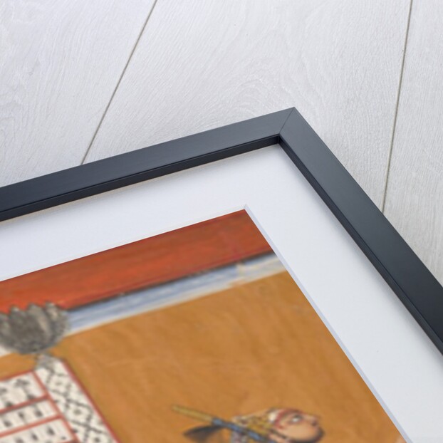 A Courtesan and Her Lover Estranged by a Quarrel: Page from a Rasamanjari series,1694-95 by Devidasa of Nurpur