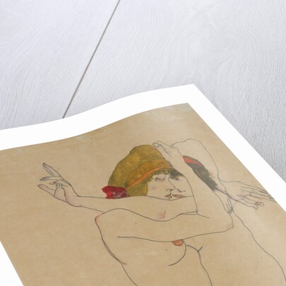 Two Women Embracing, 1913 by Egon Schiele