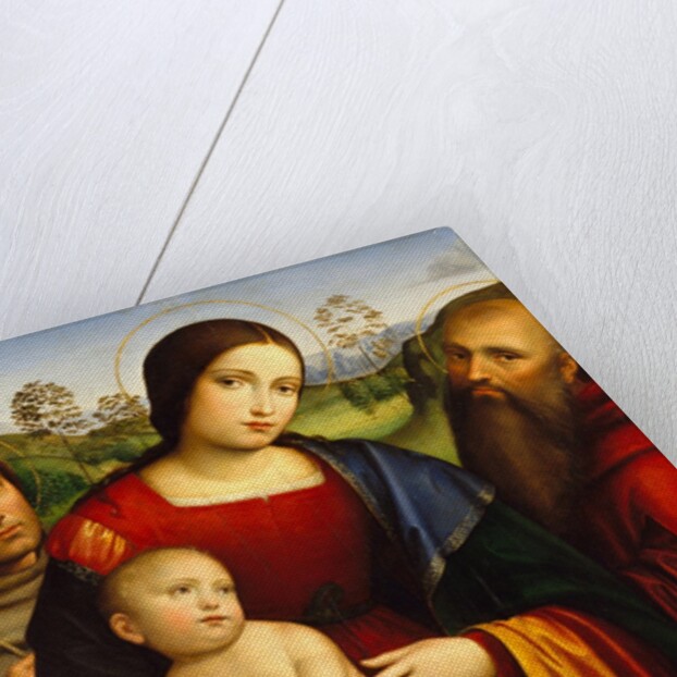 Madonna and Child with Saints Francis and Jerome, ca. 1512-15 by Francesco Francia