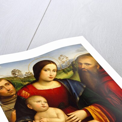 Madonna and Child with Saints Francis and Jerome, ca. 1512-15 by Francesco Francia