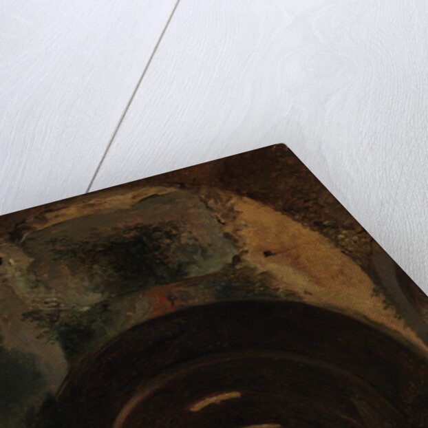 View in the Stables of the Villa of Maecenas, Tivoli, ca. 1805-10 by Francois-Marius Granet
