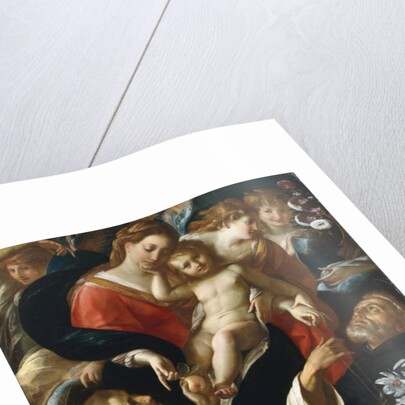 Madonna and Child with Saints Francis and Dominic and Angels by Giulio Cesare Procaccini