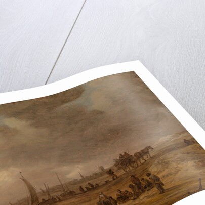 A Beach with Fishing Boats, probably 1653 by Jan van Goyen