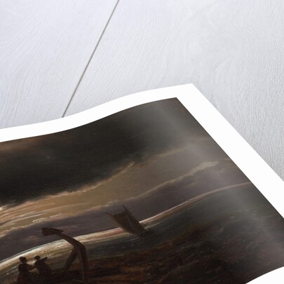 Mother and Child by the Sea, 1830 by Johan Christian Dahl