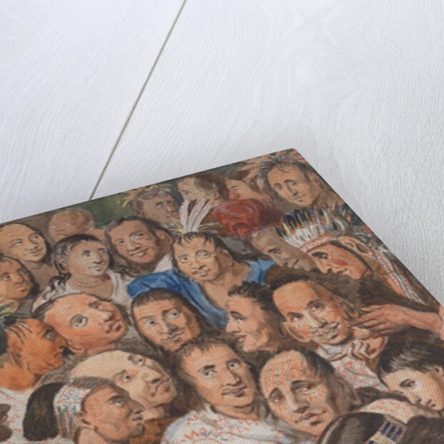 Tableau of Indian Faces, 1811-ca. 1813 by John Lewis Krimmel