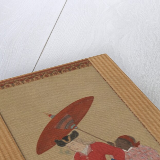 Dutchman with a Servant, early 19th century by Kawahara Keiga